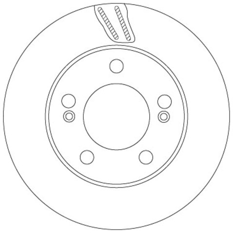 TRW Tarcza hamulcowa DF6878S DF6878S