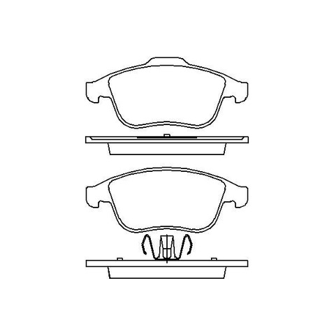 Klocki hamulcowe - komplet BREMBO P 68 047X