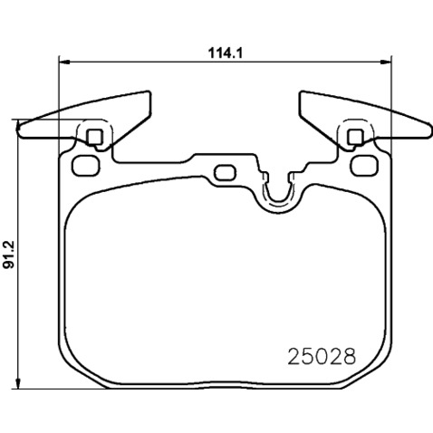 Klocki hamulcowe - komplet BREMBO P 06 096X