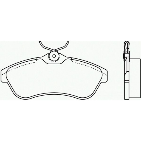 Klocki hamulcowe - komplet BREMBO P 61 075X