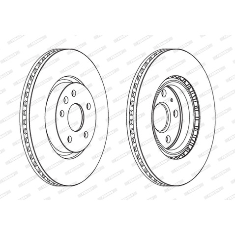 Tarcza hamulcowa FERODO DDF1723C-1