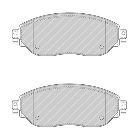 Klocki hamulcowe - komplet FERODO FVR4840