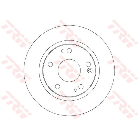 Tarcza hamulcowa TRW DF6704