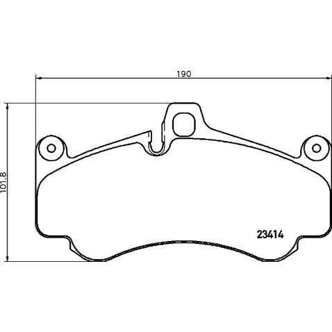 Klocki hamulcowe - komplet BREMBO P 65 032