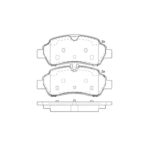 Klocki hamulcowe - komplet BREMBO P 24 209