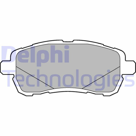 Klocki hamulcowe - komplet DELPHI LP3279