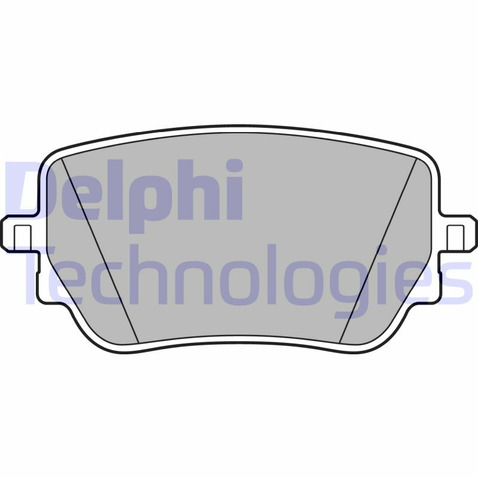 Klocki hamulcowe - komplet DELPHI LP3439