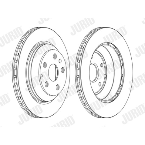 Tarcza hamulcowa JURID 562513JC-1