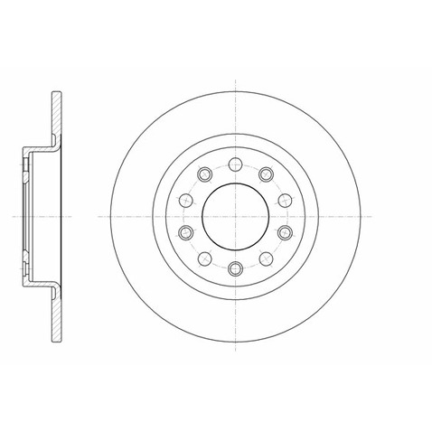 Tarcza hamulcowa REMSA 61445.00