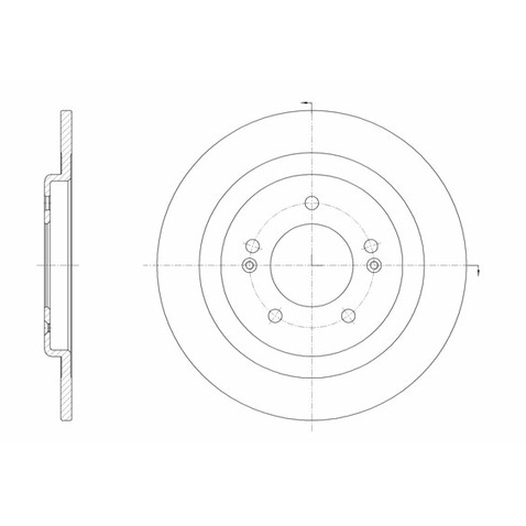 Tarcza hamulcowa REMSA 61438.00