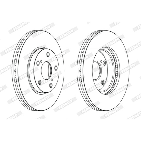 Tarcza hamulcowa FERODO DDF2653C