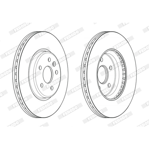 Tarcza hamulcowa FERODO DDF2684C