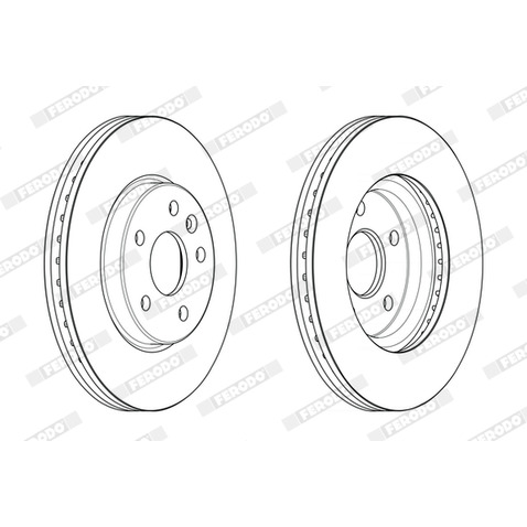 Tarcza hamulcowa FERODO DDF2685C