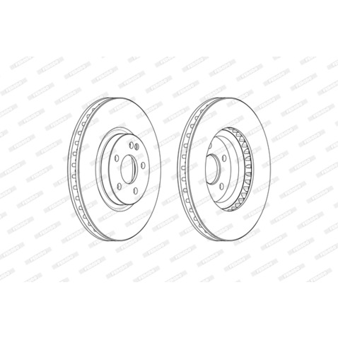 Tarcza hamulcowa FERODO FCR379A