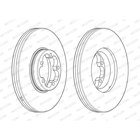 Tarcza hamulcowa FERODO DDF2468-1