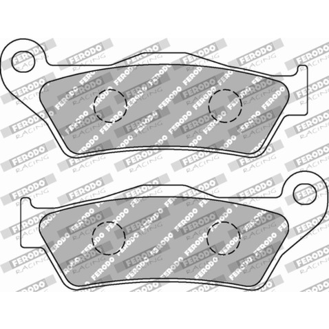 Klocki hamulcowe - komplet FERODO RACING FDB2018EF