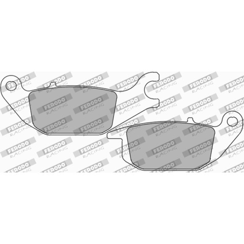 Klocki hamulcowe - komplet FERODO RACING FDB2143EF