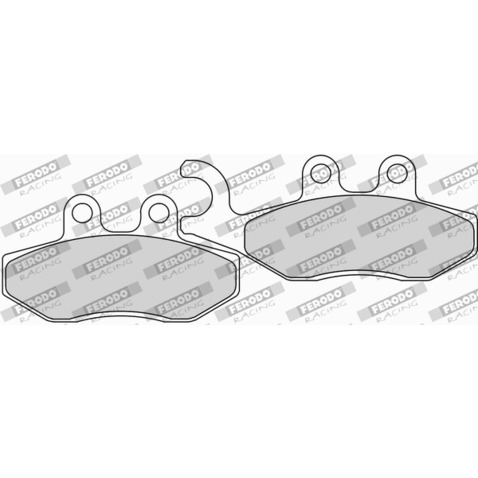 Klocki hamulcowe - komplet FERODO RACING FDB2142EF