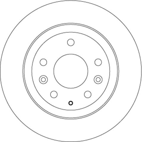 Tarcza hamulcowa TRW DF6807