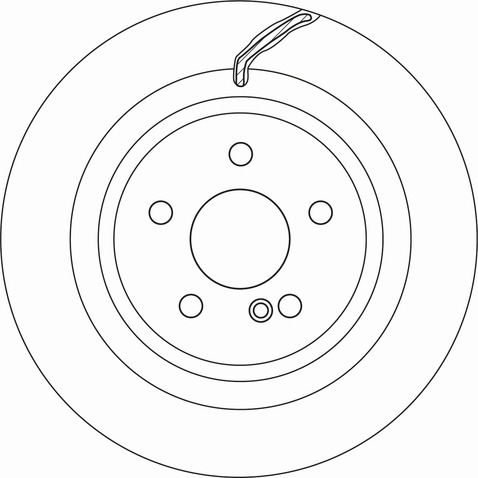 Tarcza hamulcowa TRW DF6826S