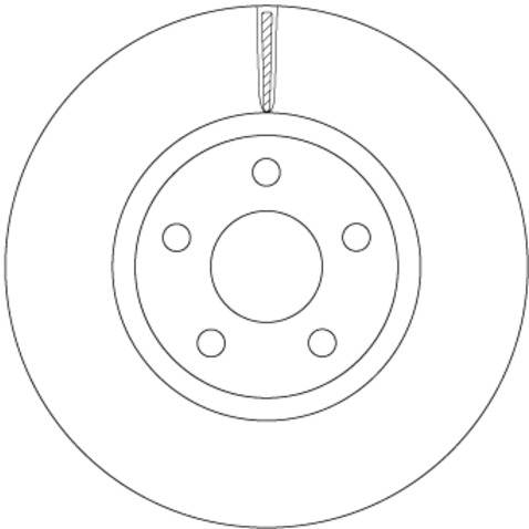Tarcza hamulcowa TRW DF6810S