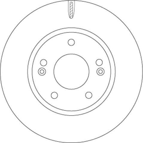 Tarcza hamulcowa TRW DF6936