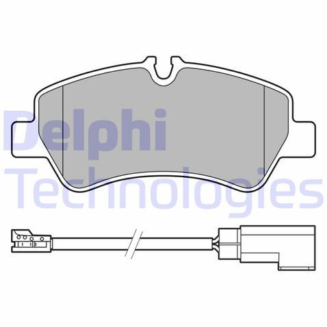Klocki hamulcowe - komplet DELPHI LP3619