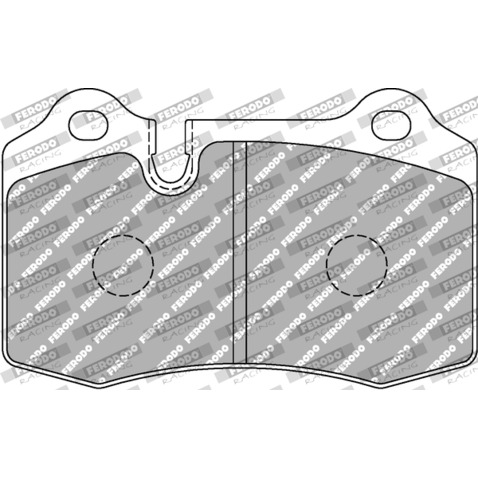 Klocki hamulcowe - komplet FERODO RACING FCP1348R