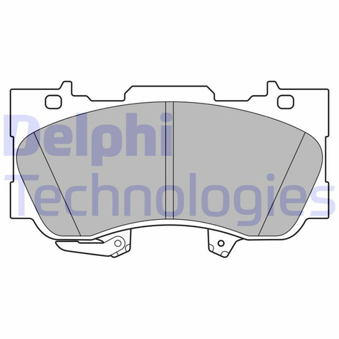 Klocki hamulcowe - komplet DELPHI LP3592