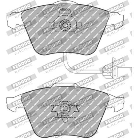 Klocki hamulcowe - komplet FERODO RACING FDS1629