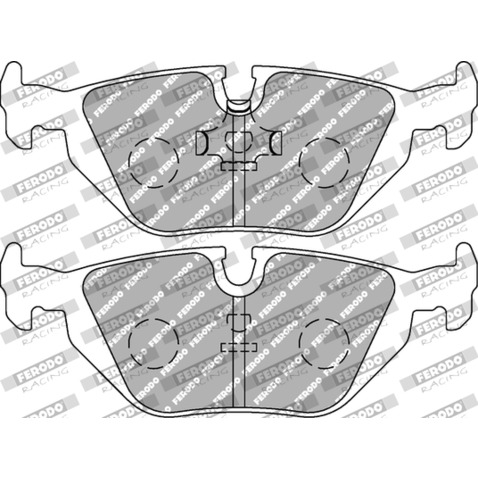 Klocki hamulcowe - komplet FERODO RACING FCP850R