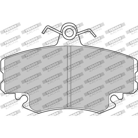 Klocki hamulcowe - komplet FERODO RACING FDS845
