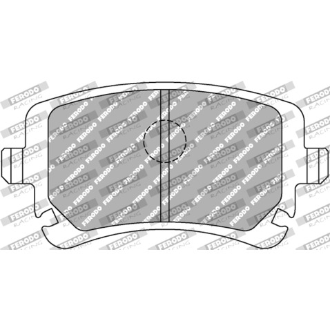 Klocki hamulcowe - komplet FERODO RACING FCP1655H