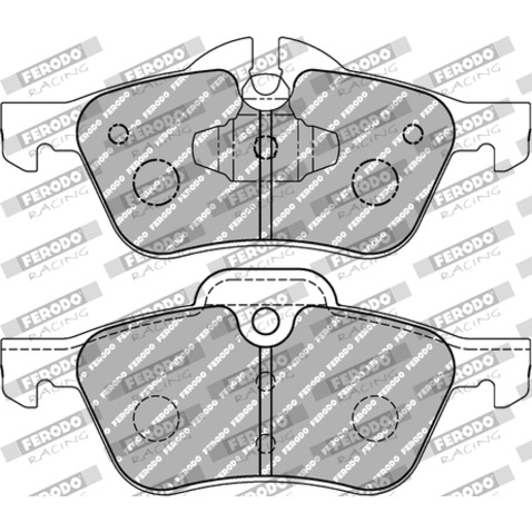 Klocki hamulcowe - komplet FERODO RACING FCP1499H