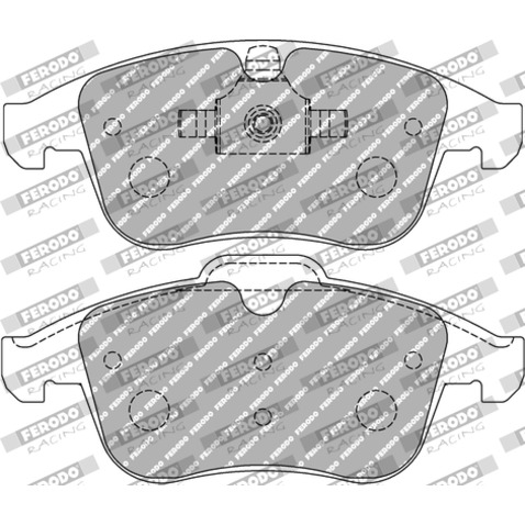 Klocki hamulcowe - komplet FERODO RACING FCP4249H