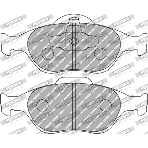Klocki hamulcowe - komplet FERODO RACING FCP1394R