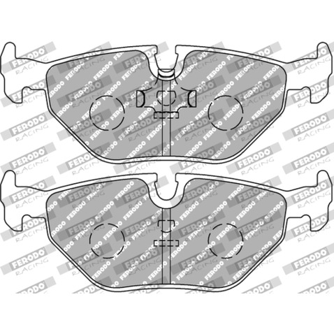 Klocki hamulcowe - komplet FERODO RACING FCP578H