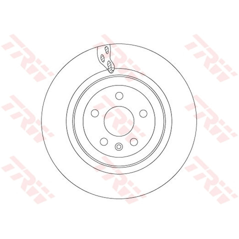 Tarcza hamulcowa TRW DF6702S