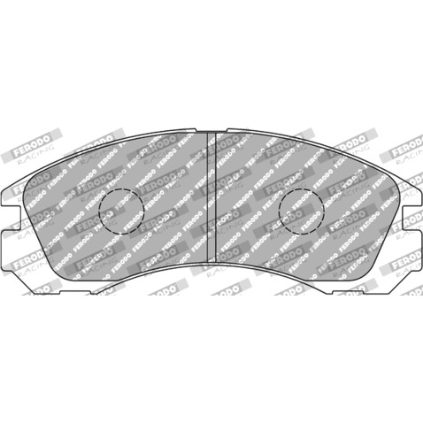 Klocki hamulcowe - komplet FERODO RACING FDS765