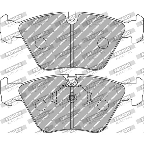 Klocki hamulcowe - komplet FERODO RACING FCP1073Z