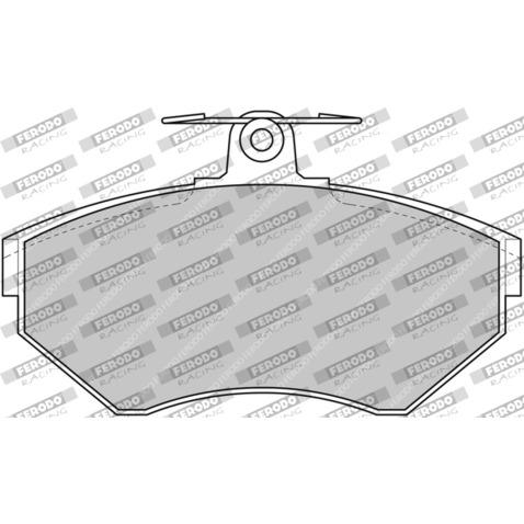 Klocki hamulcowe - komplet FERODO RACING FDS1312