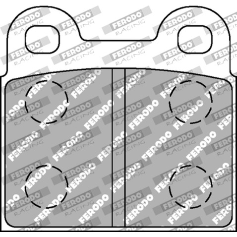 Klocki hamulcowe - komplet FERODO RACING FCP3H