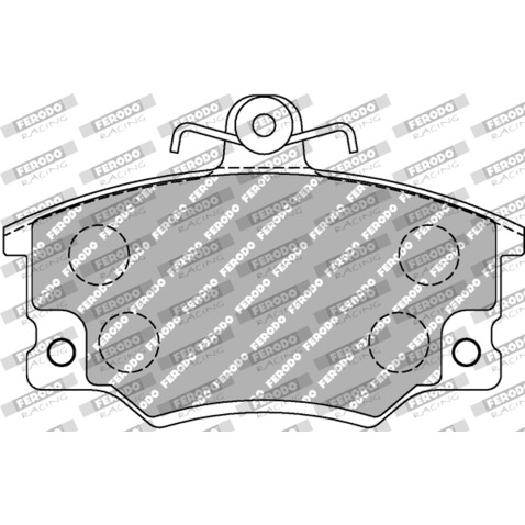 Klocki hamulcowe - komplet FERODO RACING FDS370