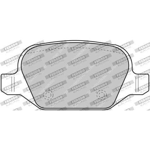 Klocki hamulcowe - komplet FERODO RACING FDS1349