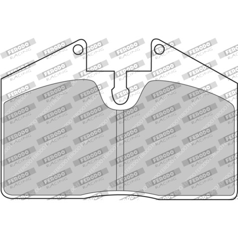 Klocki hamulcowe - komplet FERODO RACING FDS451