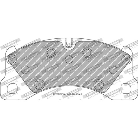 top Klocki hamulcowe - komplet FERODO RACING FCP4064H