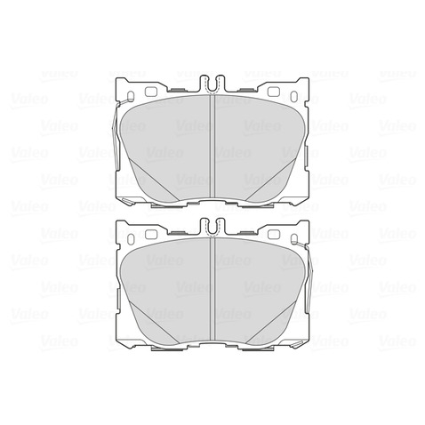 top Klocki hamulcowe - komplet VALEO 302297