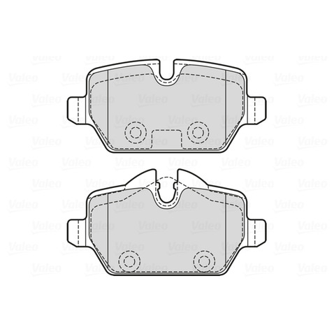 Klocki hamulcowe - komplet VALEO 601731