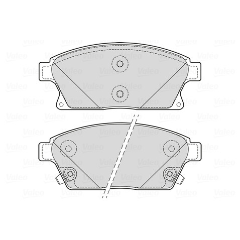 Klocki hamulcowe - komplet VALEO 601705