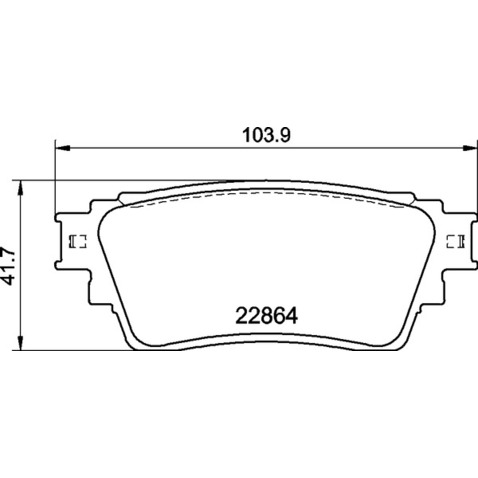 Klocki hamulcowe - komplet BREMBO P 54 063
